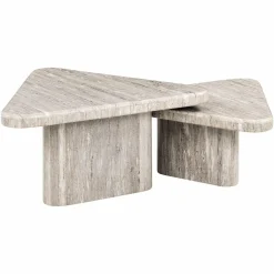 Salontafel Dwayne Marmer - Set van 2 stuks - Loft24.nl