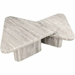 Salontafel Dwayne Marmer - Set van 2 stuks - Loft24.nl