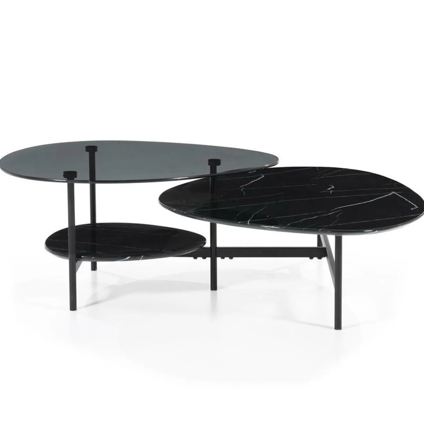 Salontafel Dylan Marmer - Zwart (showroom model) - Loft24.nl