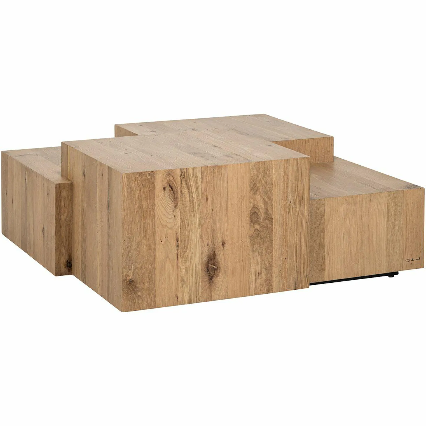 Salontafel Lennox 100 x 100cm Eiken -Naturel - Loft24.nl