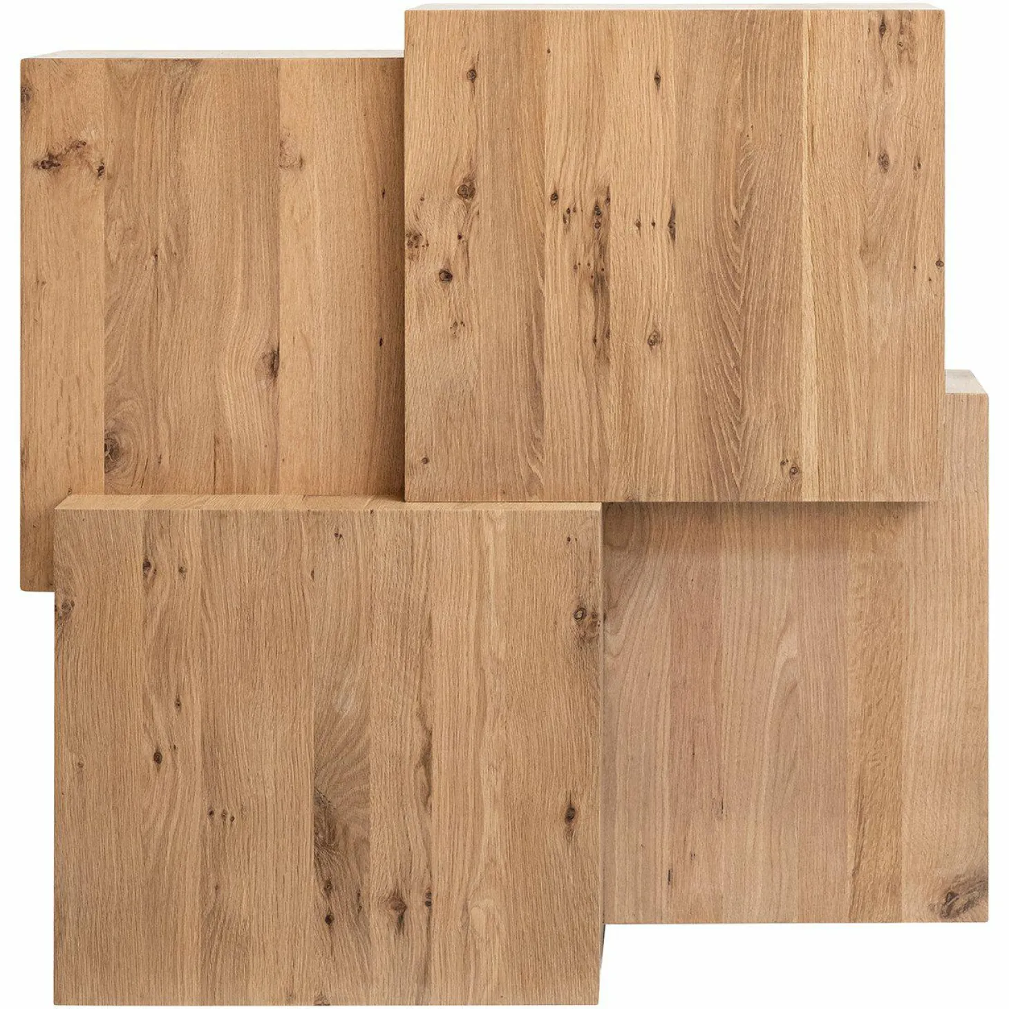 Salontafel Lennox 100 x 100cm Eiken -Naturel - Loft24.nl