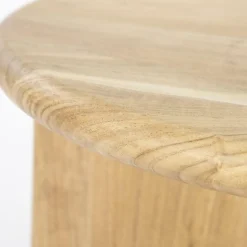 Salontafel Leoti Acaciahout - Naturel 60cm - Loft24.nl