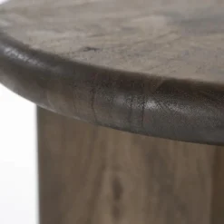 Salontafel Leoti Mangohout - Bruin 60cm - Loft24.nl