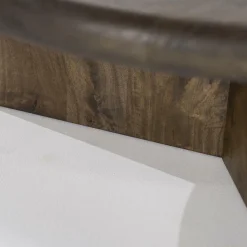 Salontafel Leoti Mangohout - Bruin 80cm - Loft24.nl