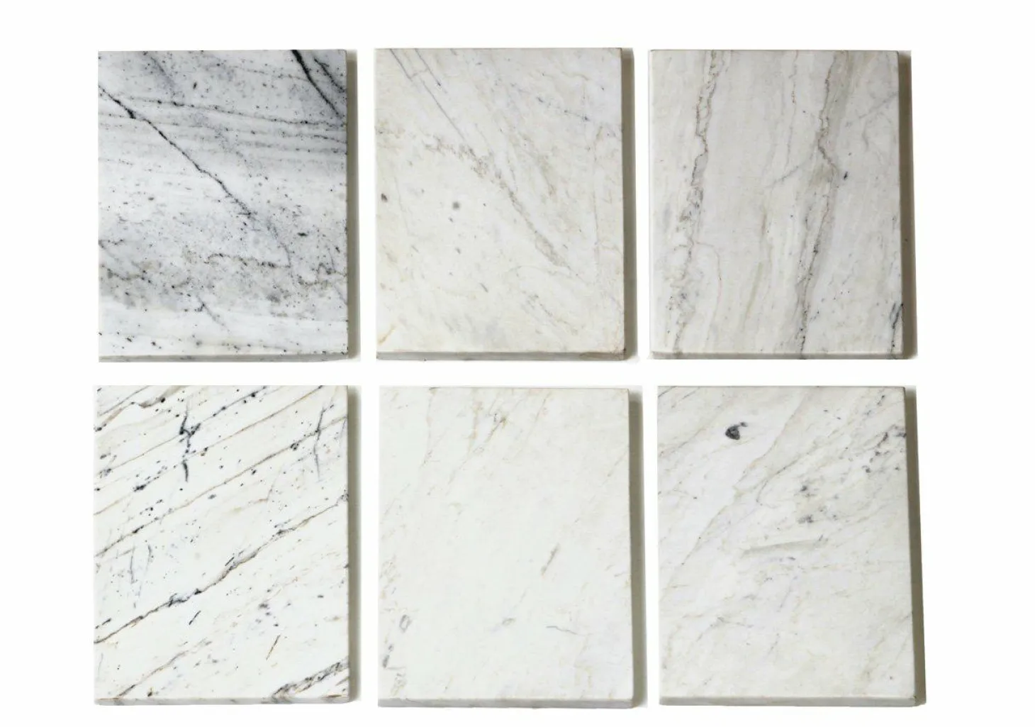 Salontafel Lexington Marmer Set van 2 stuks - Wit - Loft24.nl