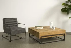 Salontafel Massa Teak 108 x 108 cm - Loft24.nl