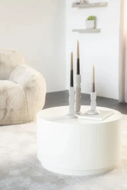 Salontafel Mesita 60cm - Beige - Loft24.nl