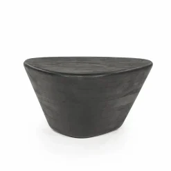 Salontafel Mila Mangohout Zwart - 70x53cm - Loft24.nl