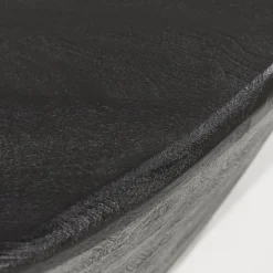 Salontafel Mila Mangohout Zwart - 70x53cm - Loft24.nl