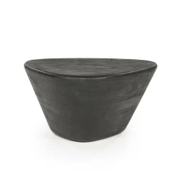 Salontafel Mila Mangohout Zwart - 70x53cm - Loft24.nl