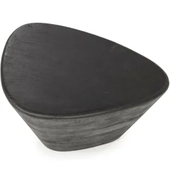 Salontafel Mila Mangohout Zwart - 70x53cm - Loft24.nl