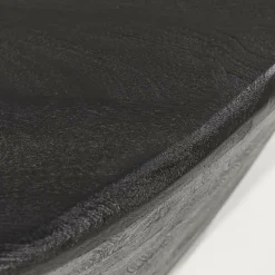 Salontafel Mila Mangohout Zwart - 70x53cm - Loft24.nl