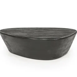 Salontafel Mila Mangohout Zwart - 100x78cm - Loft24.nl