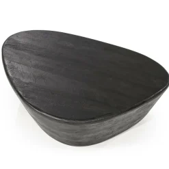 Salontafel Mila Mangohout Zwart - 100x78cm - Loft24.nl