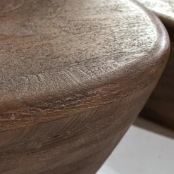 Salontafel Mila Mangohout Zwart - 100x78cm - Loft24.nl