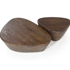 Salontafel Mila Mangohout Bruin - 100x78cm - Loft24.nl