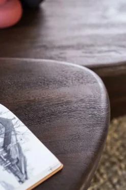 Salontafel Mila Mangohout Bruin - 100x78cm - Loft24.nl