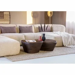 Salontafel Mila Mangohout Bruin - 100x78cm - Loft24.nl