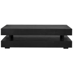 Salontafel Oakura 150 x 80 cm - Zwart - Loft24.nl