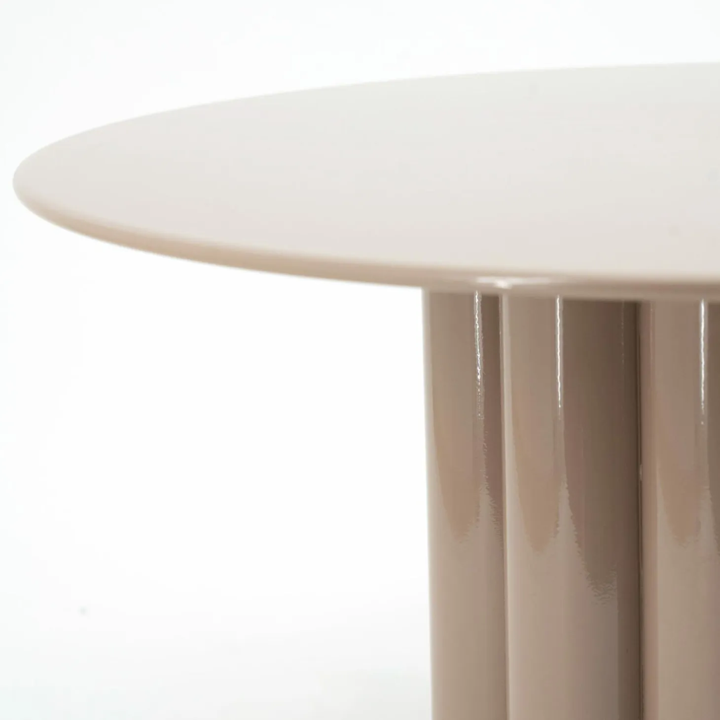 Salontafel Olympa Metaal Ø63cm - Oud Roze - Loft24.nl