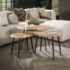 Salontafel Organisch - Set van 3 stuks - Loft24.nl