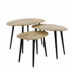 Salontafel Organisch - Set van 3 stuks - Loft24.nl