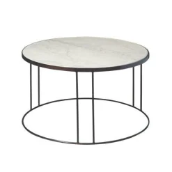 Salontafel Renew Iron Marmer - 81 cm - Loft24.nl