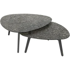 Salontafel Riley Glas - Set van 2 stuks - Loft24.nl