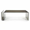 Salontafel Shadow Glas 120 x 60 cm - Bruin - Loft24.nl