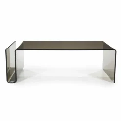 Salontafel Shadow Glas 120 x 60 cm - Bruin - Loft24.nl