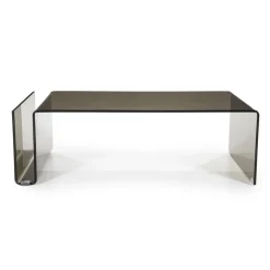 Salontafel Shadow Glas 120 x 60 cm - Bruin - Loft24.nl
