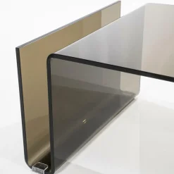 Salontafel Shadow Glas 120 x 60 cm - Bruin - Loft24.nl
