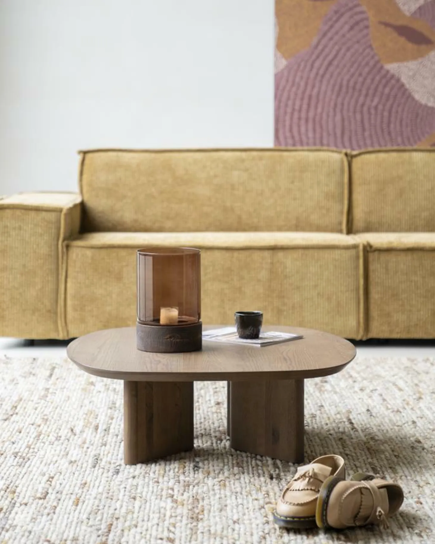 Salontafel Stef 80 x 80 cm - Bruin - Loft24.nl