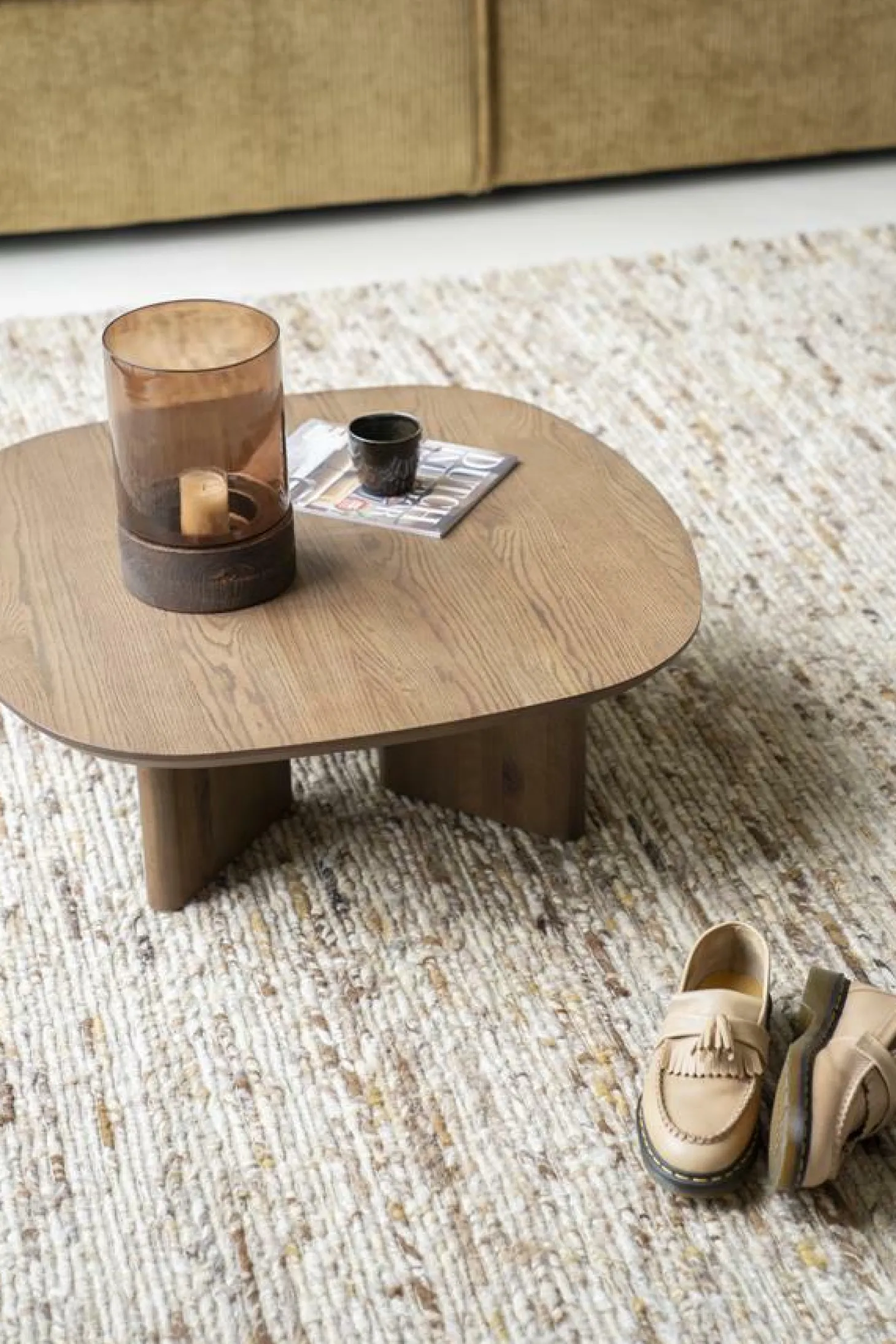 Salontafel Stef 80 x 80 cm - Bruin - Loft24.nl