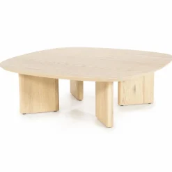 Salontafel Stef 100 x 100 cm - Naturel - Loft24.nl