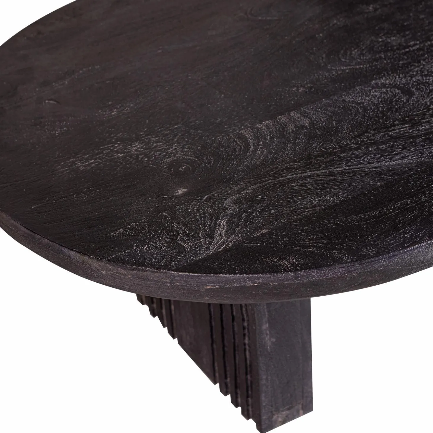 Salontafel Steppe Mangohout 110 x 72cm zwart - Loft24.nl