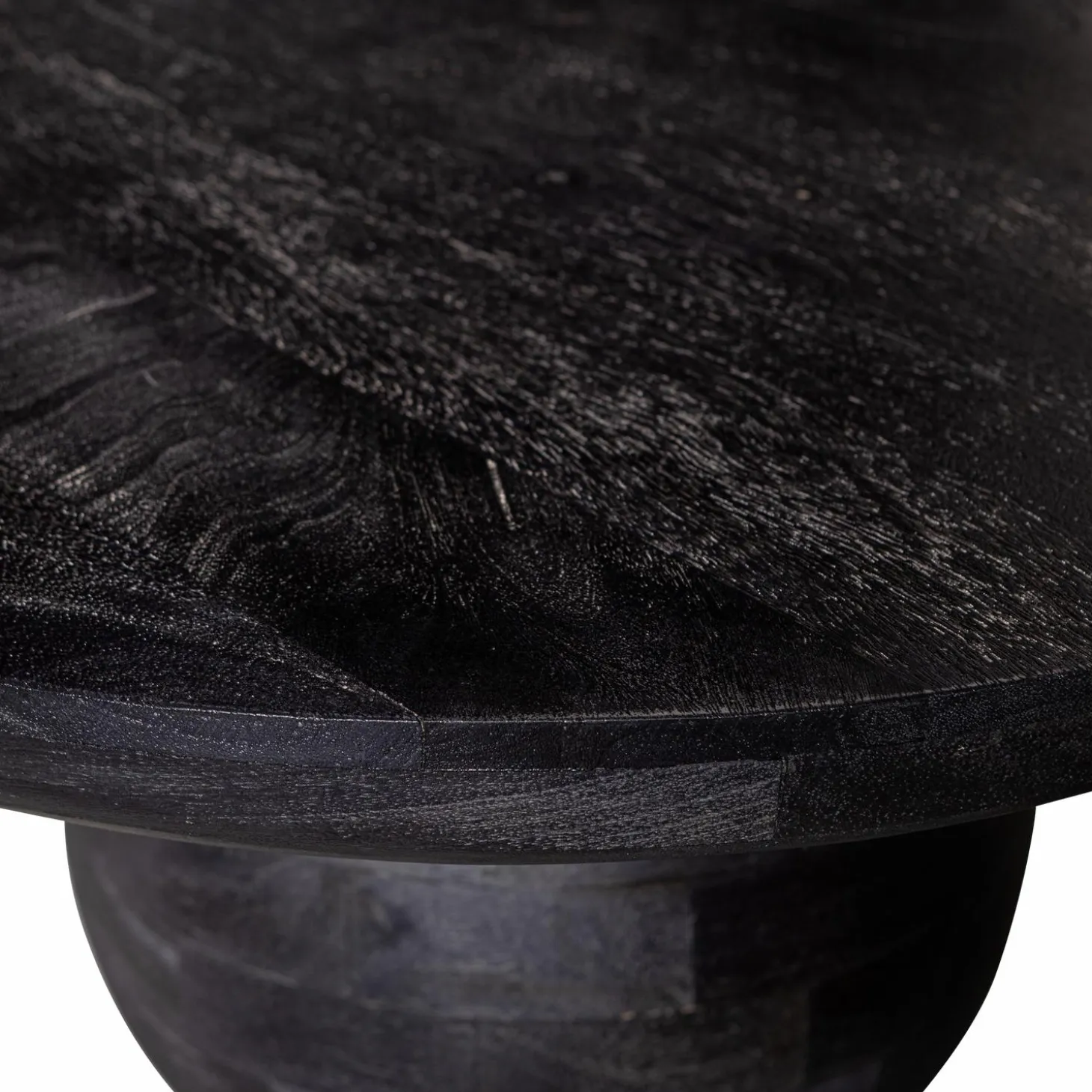 Salontafel Steppe Mangohout 110 x 72cm zwart - Loft24.nl