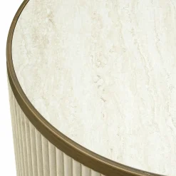 Salontafel Tivoli Keramiek Set van 2 stuks - Wit - Loft24.nl