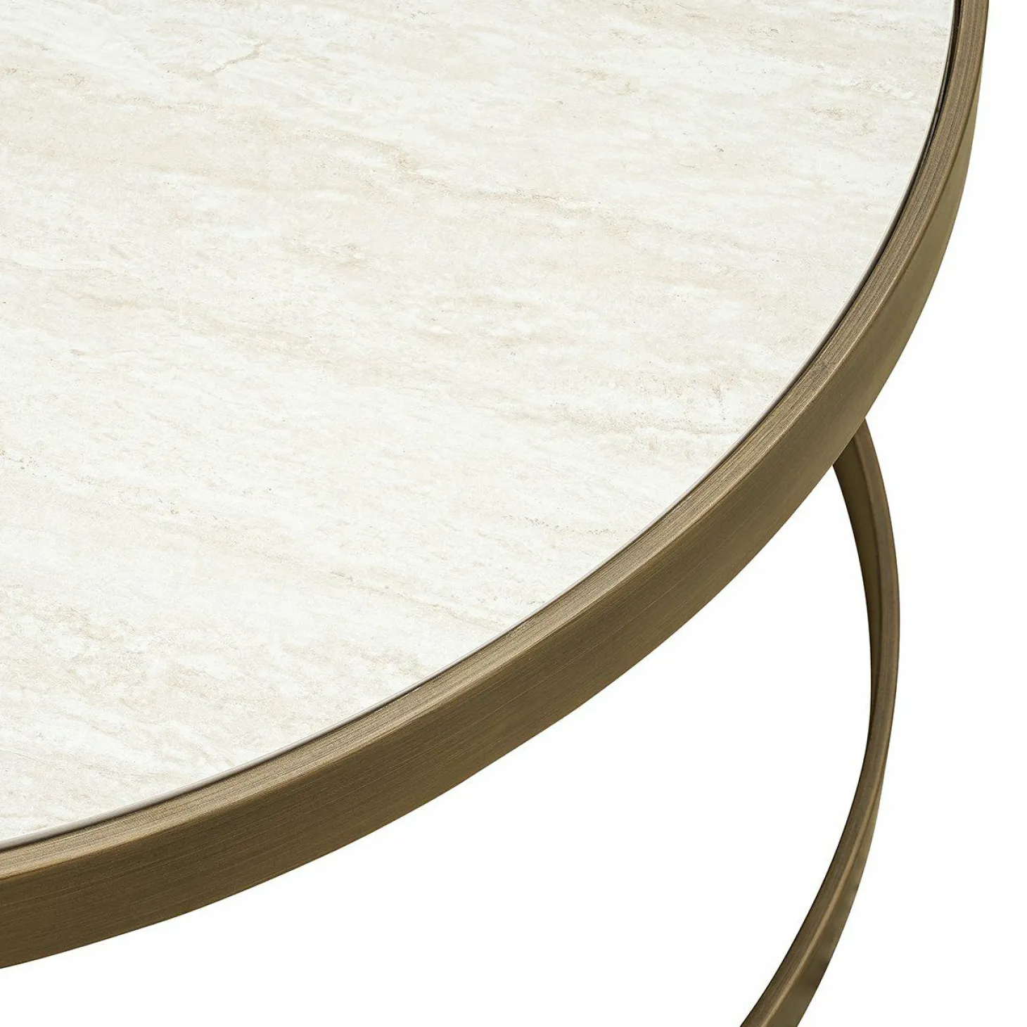 Salontafel Tivoli Keramiek Set van 2 stuks - Wit - Loft24.nl