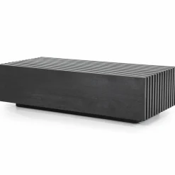 Salontafel Tom Mangohout - Zwart 130x60cm - Loft24.nl