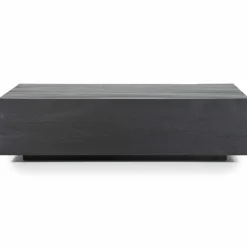 Salontafel Tom Mangohout - Zwart 130x60cm - Loft24.nl