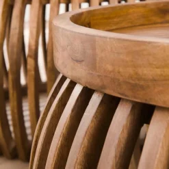 Salontafel Tweak Curve set van 2 stuks Mangohout - Loft24.nl