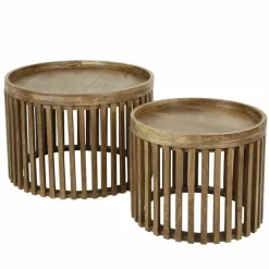 Salontafel Tweaky Mangohout Set van 2 stuks - Loft24.nl