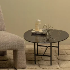 Salontafel Vajen Marmerlook 70x70 cm - Loft24.nl