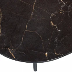 Salontafel Vajen Marmerlook 70x70 cm - Loft24.nl