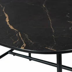 Salontafel Vajen Marmerlook 70x70 cm - Loft24.nl