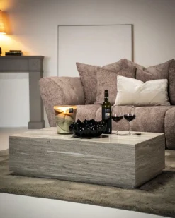 Salontafel Vince Marmer 97 x 56 cm - Loft24.nl