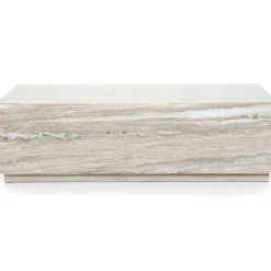 Salontafel Vince Marmer 97 x 56 cm - Loft24.nl