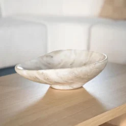 Schaal Grigio Marmer 43 x 27 cm - Loft24.nl