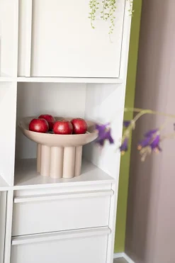 Schaal Olympa Metaal - Oud Roze - Loft24.nl